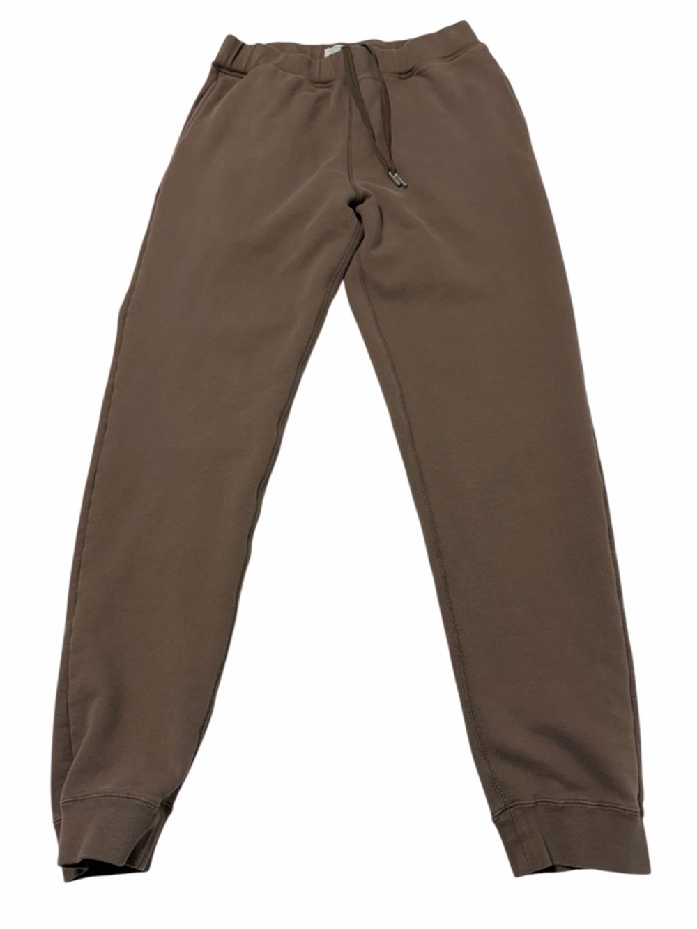 Sunspel Classic Loopback Cotton Sweatpants Size Small Taupe